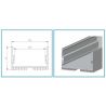 Aluminum profile LS70 LP (in slats of 1m) Aluminum profile LS70 LP (in slats of 1m)