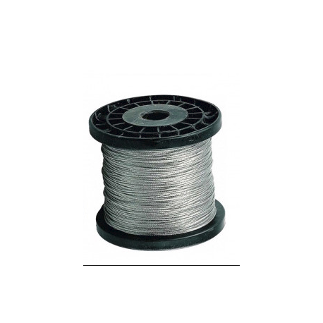 PVC rope 1/2 mm DIN 3053 (1X19) 1 m. PVC rope 1/2 mm DIN 3053 (1X19) 1 m.