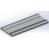 Aluminum profile LP75-11 (in slats of 1.2m)