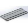 Aluminum profile LP75-11 (in slats of 0.6m)
