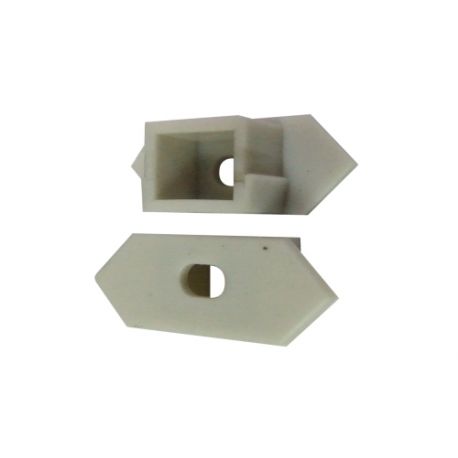 Plug with hole for LED profile CAB272