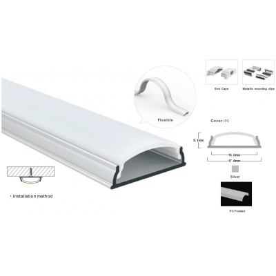 Matte diffuser for profile LP-SL085