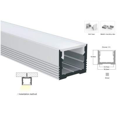 Matte diffuser for profile LP-SL347