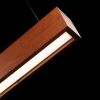 Линейный деревянный светодиодный светильник WOODLINE-1200-S