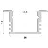Profile aluminum LPV12 LP led