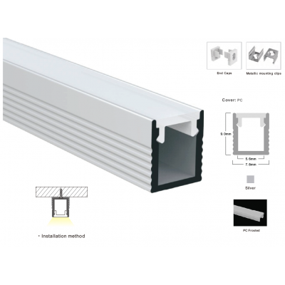 Matte diffuser for profile LP-SL063 Matte diffuser for profile LP-SL063