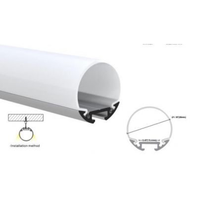 Matte diffuser for profile LP-SPL174
