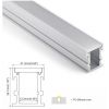 Aluminum profile LP-SALP034 LDLZ (in slats of 2m)