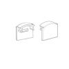 Zaglushka ZP12 deaf to LED profile LPS12 LP Zaglushka ZP12 deaf to LED profile LPS12 LP