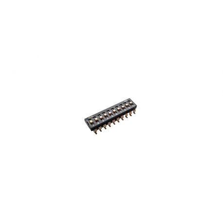 DIP switch, 10 sections, SMD (DM-10)