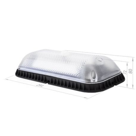LED light fixture JKG with motion sensor "Entrada" NW-220B/PIR