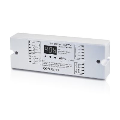Converter-gateway SR-2102(0-10/PWM) (DMX to 0-10/PWM) Converter-gateway SR-2102(0-10/PWM) (DMX to 0-10/PWM)