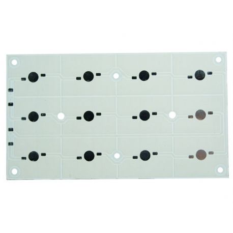 Printed circuit board 025-01-01(AL_140x80_12LED_v1.0)