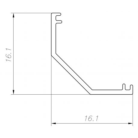 Aluminum corner profile LPU16 LP led Aluminum corner profile LPU16 LP led