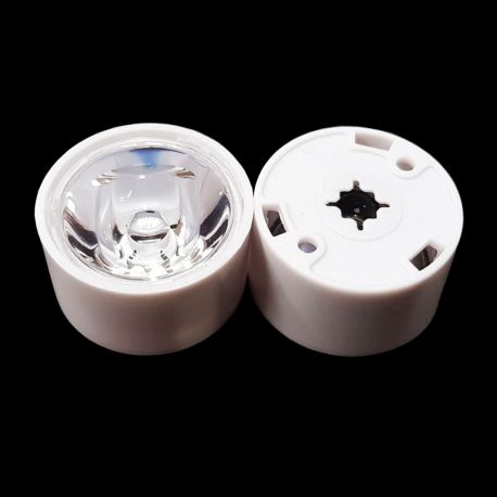 Lens HX-CSP-20 angle 20 degrees with white holder Lens HX-CSP-20 angle 20 degrees with white holder
