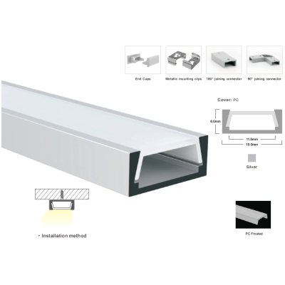 Aluminum profile LP-SL027 -1m.
