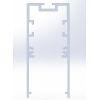 Aluminum profile SVL_LP-SPL101A -1m. (in slats of 3m) (75x34mm) non-anodized.