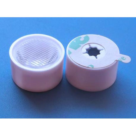 Lens HX-15P-2060 angle 20x60 degrees with white holder 3M tape Lens HX-15P-2060 angle 20x60 degrees with white holder 3M tape