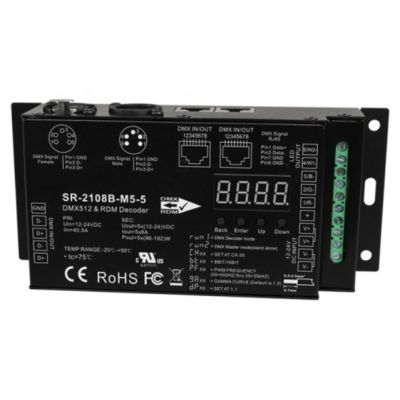 SR-2108B-M5-5 (DMX&RDM) decoder SR-2108B-M5-5 (DMX&RDM) decoder