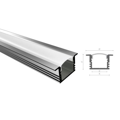 Aluminum profile SVL_LPV12 -1m. LPV12 (2m. lamella)
