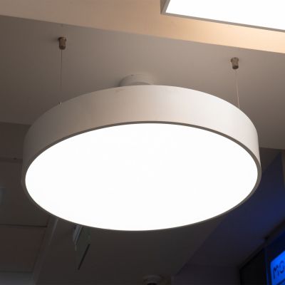 Світильник круглий CIRCUM-L-600-S (31/4100/4000K/R80/ND/IP20/W/S1/TS/SS/S/RAL9016TX) білий