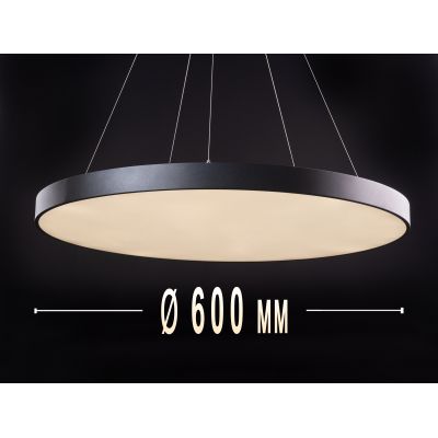 CIRCUM-M-600-S (31Вт 4800Lm 4000K CRI80) чорна текстура