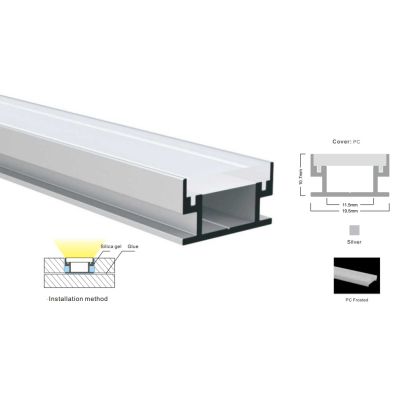 Профиль алюминиевый LP-SL126-1м.