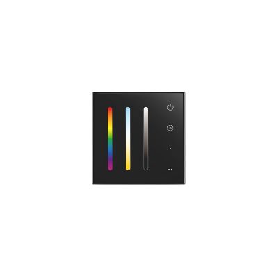 Панель встроенная T25-S /RGB+CCT, черный корпус/