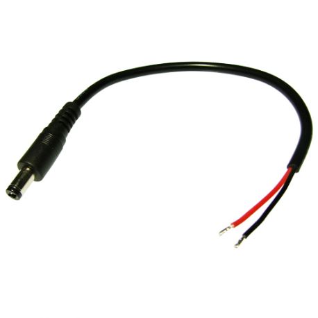 Connector with cable, 5.5x2.1 plug