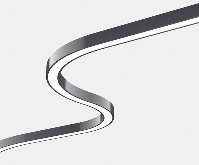 Wave-shaped light fixtures