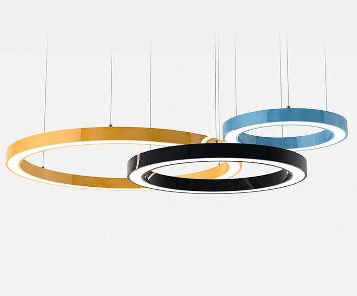 Ring-shaped light fixtures
