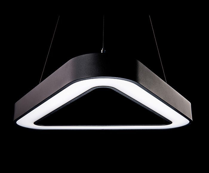 Triangular light fixtures