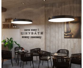 CIRCUM-L - Round light fixtures with 80mm profile height