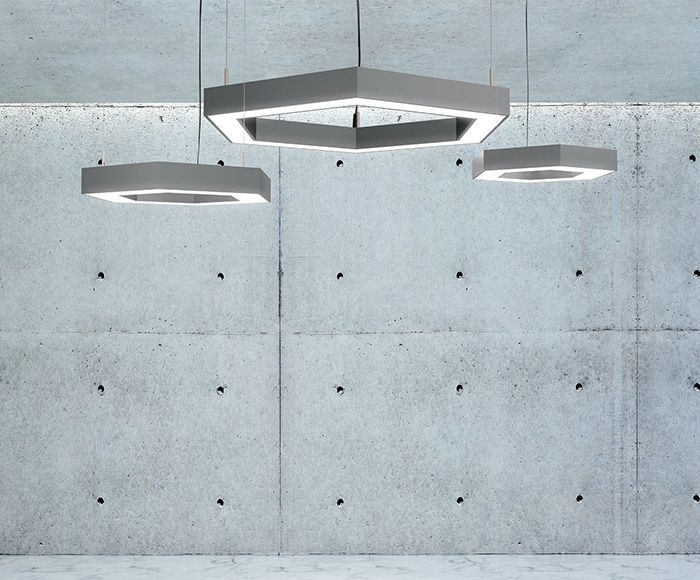 HEXAGON - Hexagonal light fixtures