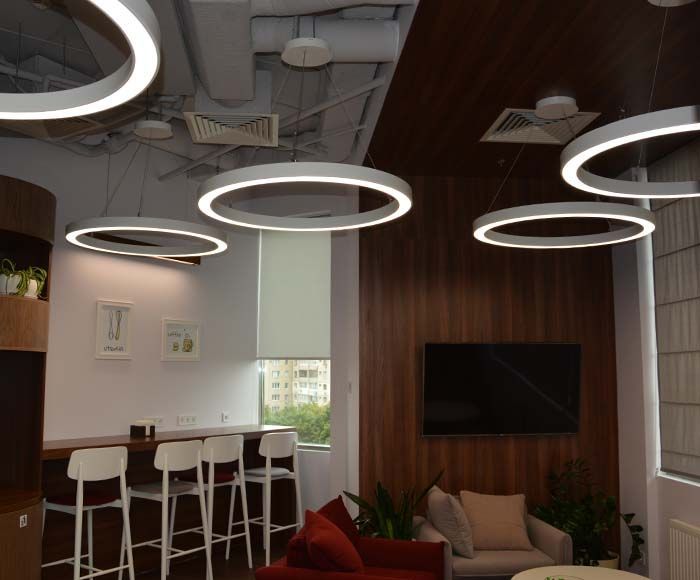 RING-S - Ring-shaped light fixtures with 40mm profile height